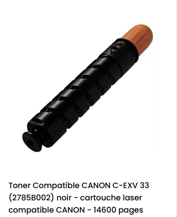 TONER CANON CEXV 33 (2785002)CARTOUCHE NOIR DE MARQUE CANON – Image 3