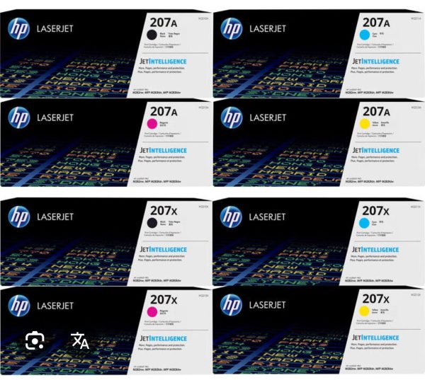 CARTOUCHE LASER HP 207A NOIR ET COULEUR – Image 3