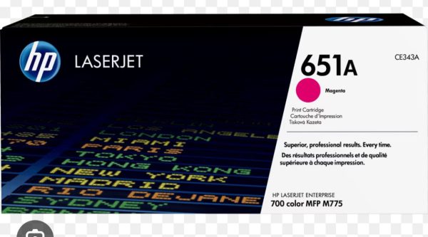 CARTOUCHE LASER HP 651A SERIE CE340A – Image 3