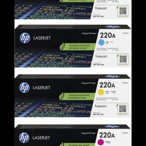 CARTOUCHE LASER HP220A NOIR ET COULEUR